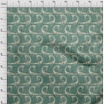 thumbnail image 4 of oneOone Cotton Poplin Dusty Teal Green Fabric Abstract Bird Quilting Supplies Print Sewing Fabric By The Yard 42 Inch Wide-ZM, 4 of 6