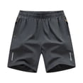 thumbnail image 2 of Men's Drawstring Shorts Summer Ultra Thin Quick Dry Breathable Fitness Sports Casual Shorts Loose Classic Beach Shorts For Men, 2 of 5