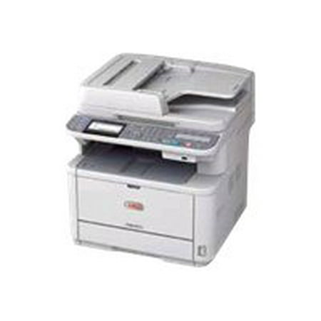 OKI MB451W - Multifunction printer - B/W - LED - Legal (8.5 in x 14 in) (original) - 8.5 in x 52 in (media) - up to 30 ppm (copying) - up to 30 ppm (printing) - 350 sheets - 33.6 Kbps - USB 2.0, LAN, Wi-Fi(n), USB
