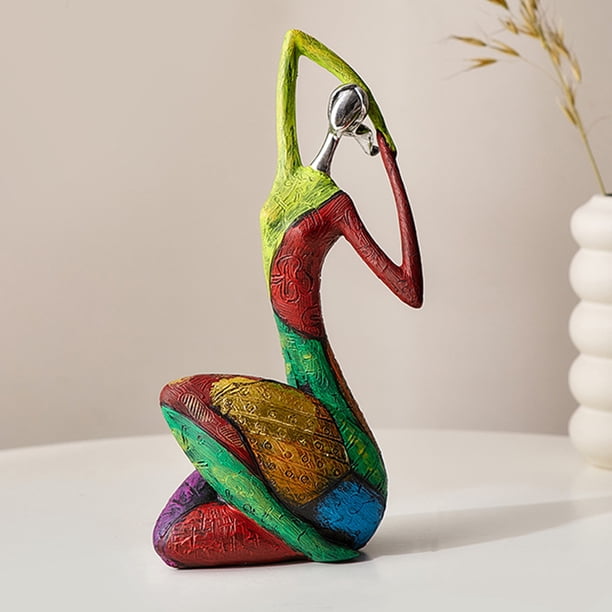 Arte abstracto Escultura femenina Figuras de estilo moderno Artesanía Decoración de oficina creativa FLhrweasw Nuevo