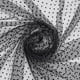 thumbnail image 1 of Tela de tul con lunares de 2,5 yardas, tela de malla bordada con lunares negros, tela de encaje nupcial de 1,8 yardas de ancho., 1 of 9