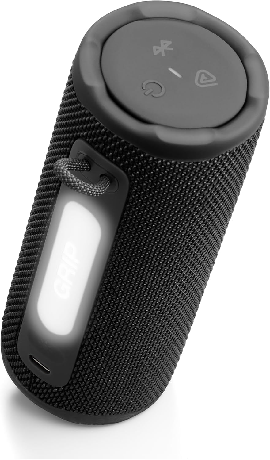 Open Box JBL Grip - Compact Bluetooth speaker with bold JBL Pro Sound and ambient light - Black