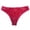 Hot Pink, variant on Women's Satin Lace Hipster Panties G String Thong Breathable Elegant Low-Rise Everyday Underwear