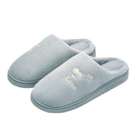 

1 Pair of Women Plush Slipper Comfortable Slipper Household Slipper Footwear