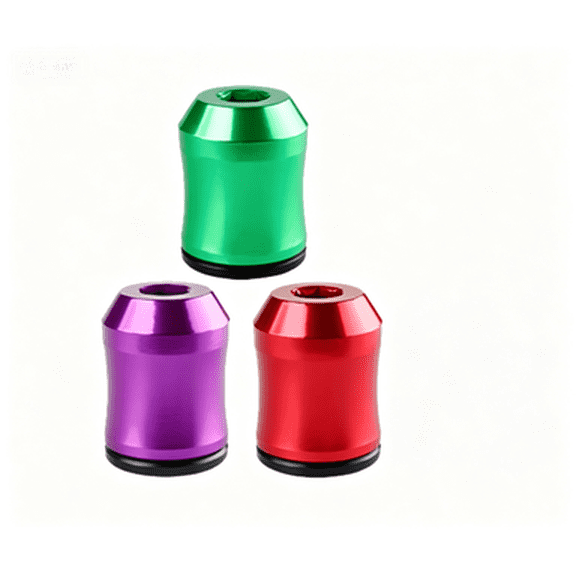 Magnetizer and Demagnetizer Tool Set, Screwdriver Head Magnetic Ring, Strong Magnetic Screw Holder, Universal Drill Bit Holder for  Hex Screwdrivers, Power Bits and Impact Drivers (Purple green red)M