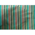 thumbnail image 3 of oneOone Cotton Silk Fabric Multicolor Stripe Printed Fabric 1 Yard 42 Inch Wide, 3 of 3