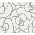 thumbnail image 1 of RAFFI - Rouleau de Papier Peint Blanc de Couleur Géométrique Moderne, 1 of 1