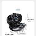 thumbnail image 3 of Auriculares Matsuzay 5,2 compatibles con Bluetooth auriculares portátiles para correr inalámbricos, 3 of 6