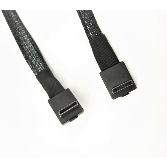 OCuLink SFF-8611 Right Angle Male to Right Angle Male Cable Assembly -20 Inches