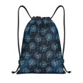 thumbnail image 1 of Xecao Dandelions Pattern Sports Drawstring Backpack - String Swim Gym Bag with Wet Proof Pocket for Women&Men-Medium, 1 of 6