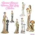 thumbnail image 5 of Comfy Hour Glamour Elegance Victorian Style Lady Collection Standing Lady Leaning Against Stair Handrail Collectible Figurine,13-inch Height, Silvery, Polyresin, 5 of 5