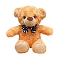 thumbnail image 3 of Sentmoon Women Birthday Gifts Stuffed Animal Huggable Bed Throw Pillows Bow Ties Teddy Bear Doll Originality Furry Toys Cute Rose Furry Bear For Girlfriend Birthday Gift for Room Decoration, 3 of 7