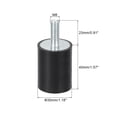 thumbnail image 2 of Uxcell M8 Rubber Vibration Shock Absorption Mount W Thread Stud 1.18" x 1.57" 4pack, 2 of 6