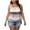 Pink, variant on cocolona Womens Plus Size Tube Tops Summer Casual Color Block Strapless Bandeau Tank Tops Sleeveless Shirts