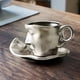 thumbnail image 1 of Taza de Café de Cerámica Macarena Love Kissing con Platillo, 1 of 8
