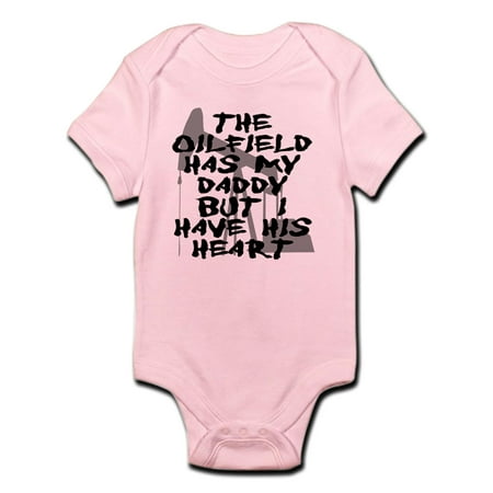 

CafePress - The Oilfield Has My Daddy But I Have His Heart Bod - Baby Light Bodysuit