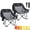 (Rocking)Black-Gray, variant on ABORON Oversized Rocking Camping Chair for Adults, Portable Folding Outdoor Rocker with Cooler Bag & Cup Holder, Fully Padded High Back Lawn Recliner for Camping, Backyard, Patio, Supports 400 LBS