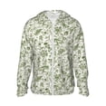 thumbnail image 2 of Lsque Green Rabbit UPF 50+ Lightweight Sun Protection Men's Women's Long Sleeve Shirt, Hoodie Performance -Small, 2 of 9