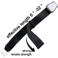 thumbnail image 3 of Airplane Seat Belt Extender With 7.9-31.5 Inches Adjustable, 3 of 5