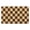 Checkered (158), variant on Stylish 20x32in Checkered Rug Runner | Soft Microfiber, Long Bathroom Mat | Water Absorbent, Non-Slip | Ideal Large Bath Mat