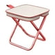 thumbnail image 5 of Taburete de camping portátil plegable, silla de picnic, silla de camping, resistente, para acampar Rosa 28x23x30cm, 5 of 9