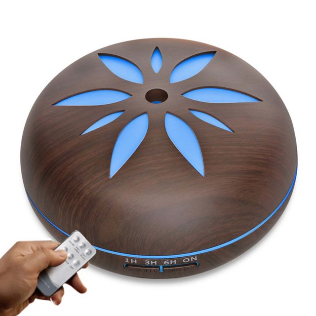 Difusor De Aroma De Aire De 550 Ml, Humidificador De Aire, Humidificador Led Colorido, Difusor De Aceite Esencial Para Oficina De Hotel En Casa Eigraketly HA026713-02