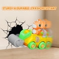 thumbnail image 4 of Tcovle Remote Control Car for Toddlers, RC Dinosaur Road Roller with Music & Sound for Kids, Toy Car with Dino Perfect Gift for Boys Girls Age 5+ (Yellow), 4 of 10
