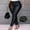 Black, variant on Women's Bottoms High Waist Thermal Lined PU Leather Skinny Cropped Pants