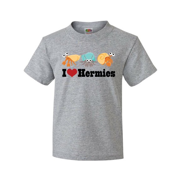 Inktastic I Heart Hermit Crabs Youth T-Shirt