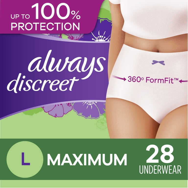 Always Discreet Underwear Maximum Large