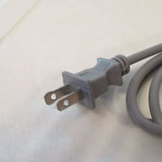 6' ft Gray Fit All Central Vac Pigtail to Wall Plug Outlet Nutone, Hayden & More