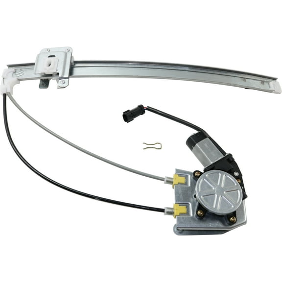 Window Regulator Compatible For 2002-2006 Jeep Liberty Rear, Left Driver Power With Motor