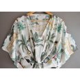 thumbnail image 2 of Jungle Print Cotton Fabric Indian Kaftan Dress Long Top Caftan, Dress Beach Wear Cover up, Printed Sleepwear Maxi Dress Boho Kimono Robe, 2 of 5