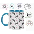 thumbnail image 3 of Inkdotpot Animal 11 Oz Ceramic Coffee Mug Animal Lovers Gift For Friends Best Friends-Blue, 3 of 6