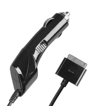 Insten Glossy Black Car DC Charger For Apple iPad iPod iPhone 4 4S The new iPad (Best Car Charger For Iphone 4s)