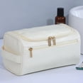 thumbnail image 1 of Artículos de Tocador de Tamaño de Viaje Personalizados para Hombres, Organizador de Viaje Duradero y Elegante para Viajes, Aseo y Cuidado Personal, Artículos de Viaje Esenciales de Cuero Impermeables., 1 of 8