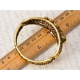 thumbnail image 3 of ALILANG Antique-Inspire Golden-Tone Slither Snake Filigree Bracelet Bangle Cuff, 3 of 5