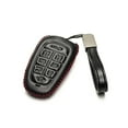 thumbnail image 2 of Vitodeco Genuine Leather Smart Key Fob Case Cover Compatible with Hyundai IONIQ 5, IONIQ 2022 - 2024 (8-Button, Black/Red), 2 of 6