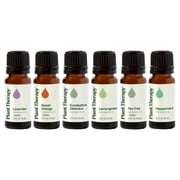 Plant Therapy Breathe Easy Essential Oil Set - Lavender, Eucalyptus, Peppermint, Lemongrass, Orange Sweet, Tea Tree, 100% Pure, Natural Aromatherapy 10 mL (1/3 oz)