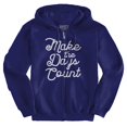 thumbnail image 2 of Make the Days Count Inspirational Zip Hoodie Sweatshirt Women Brisco Brands X, 2 of 7