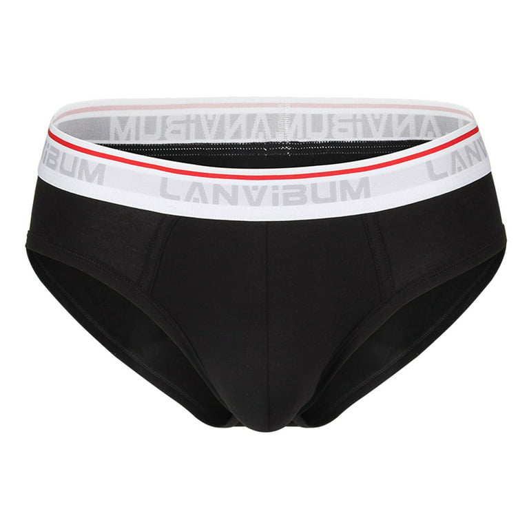 adviicd Compression Underwear For Men Men Boxer Briefs Low Waist Beltless  Thong Close Fitting Breathable Lift Double Thong Men Black 2XL