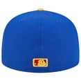 thumbnail image 4 of Men's New Era  Royal/Yellow Oakland Athletics Empire 59FIFTY Fitted Hat, 4 of 5
