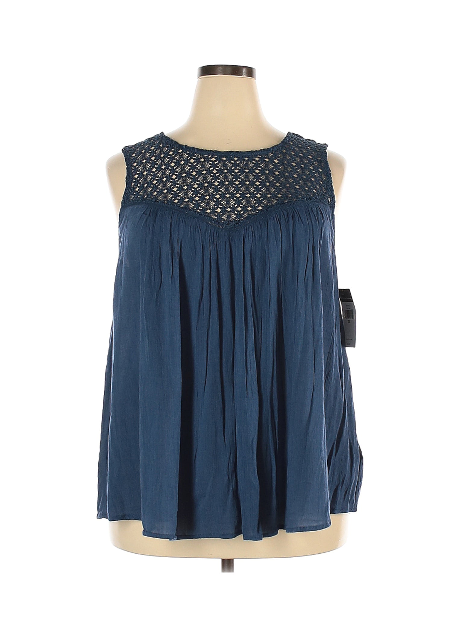 Chaps - Pre-Owned Chaps Women's Size 3X Plus Sleeveless Blouse ...