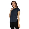 thumbnail image 3 of Inkmeso T-Shirt à Manches Courtes Uni pour Femmes Coupe Régulière Décontractée T-shirts Basiques Doux, 3 of 7