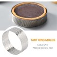 thumbnail image 2 of YQHWQ 10 cm steel tart shells, 2 of 4