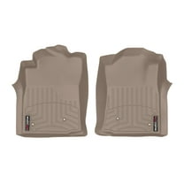 WeatherTech Custom Fit FloorLiners compatible with 2008-2011 Toyota Tacoma - 1st Row (Driver & Passenger), Tan