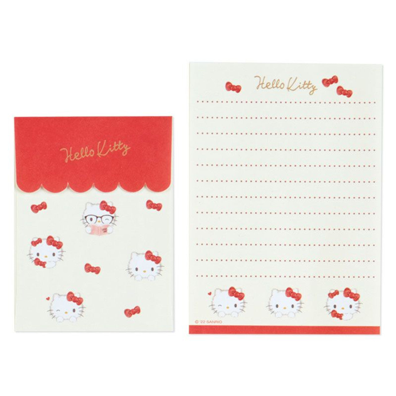 Sanrio Hello Kitty Stationery Set With Envelopes Letter Set Mimmy