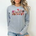 thumbnail image 4 of Bulldog Love Themed Valentine's Day Sweatshirt, 4 of 6