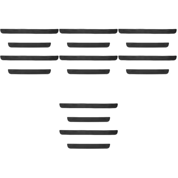 16 pcs  Door Sill Protectors Car Door Entry Guards Universal Sill Step Protectors