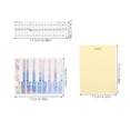 thumbnail image 2 of Phenofice Adhesive Piano Keyboard Sticker 2 Sets Note Recognition Aid White Pvc, 2 of 8